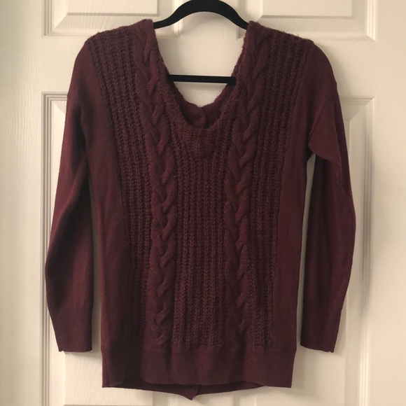 The Limited Sweaters - Button Back Cable Sweater - Sz XS
